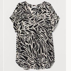 H&M Pattern Relaxed-fit Blouse